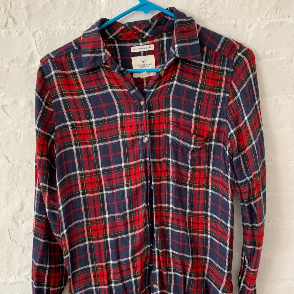 American Eagle Super Soft Long Sleeve Flannel